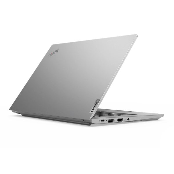 لپ تاپ لنوو مدل ThinkPad E14-E از پشت در نیمه بسته