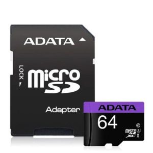 کارت حافظه میکرو اس دی ای دیتا64GB UHS R80W25 ا ADATA 64GB UHS I R80W25 Micro SD Card